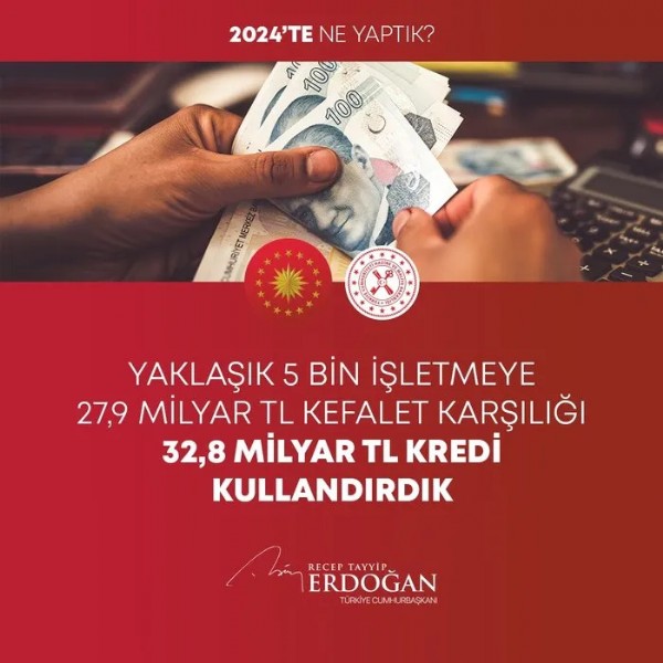 Cumhurbaşkanı Erdoğan, 2024'te yapılan hizmetleri tek tek paylaştı: Gece gündüz demeden aşkla çalıştık